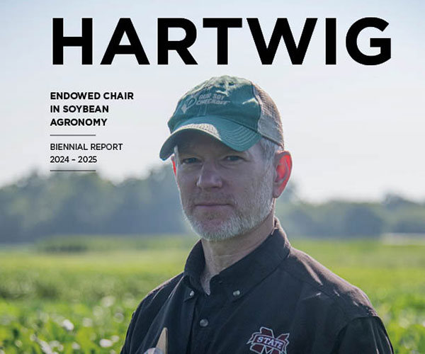Mike Mulvaney in a soybean field